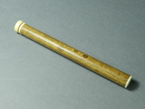 05-DSCN1674竹製(斑竹)本象牙蓋 香筒 煎茶 検古玩朱泥白泥紫砂唐物