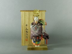 中尾忠信「羽衣」木彫 彩色 人形